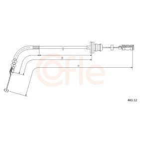 Comprar Cable del acelerador de COFLE 463.12 a bajo precio de 18,64 €