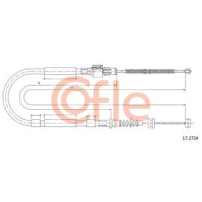 Achetez des Câble de frein à main de chez COFLE en ligne pour Frontera Mk I (A) Sport (U92) SUV Cabriolet à prix modérés