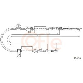 Comprar Cable de freno de mano de COFLE 10.5238 a bajo precio de 68,62 €