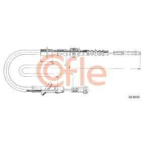Comprar Cable de embrague de COFLE 18.6010 a bajo precio de 23,19 €