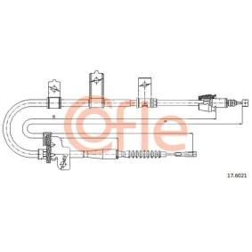 Compre Cabo de aço, travão de estacionamento da COFLE 17.6021 a um preço baixo por 27,50 €