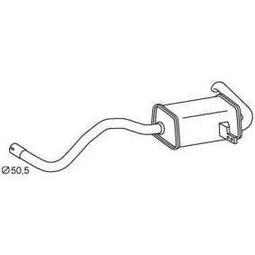 Compre Silenciador de escape de VEGAZ online para MEGANE CC (EZ0/1_) a precios moderados