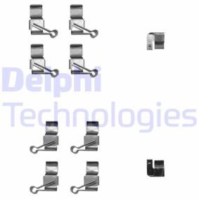 Compre Kit de acessórios, pastilhas de travão de DELPHI online para HiAce Minibus (H300) a preços moderados