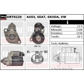 Compre Motor de arranque da DELCO REMY DRT0220 a um preço baixo por 120,22 €