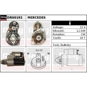 Comprar Motor de arranque de DELCO REMY DRS0192 a bajo precio de 227,71 €