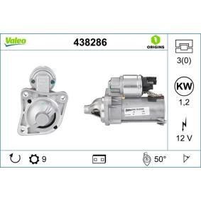 Köp Startmotor av VALEO 438286 till det låga priset 2003,19 kr