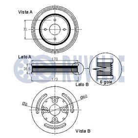 Riemenscheibe, Kurbelwelle 515510 von RUVILLE günstig für 133,68 € online kaufen