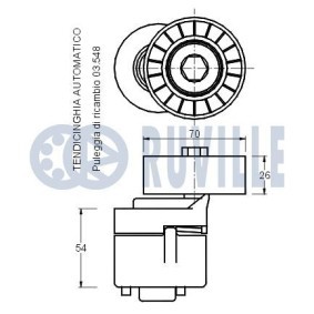 Comprar Bomba de agua + kit de correa poli V de RUVILLE 55064802 a bajo precio de 291,91 €