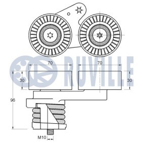 Wasserpumpe 65999 von RUVILLE günstig für 62,63 € online kaufen