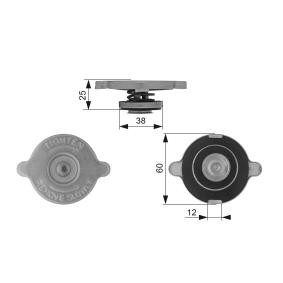 Kühlerdeckel RC132 von GATES günstig für 16,06 € online kaufen