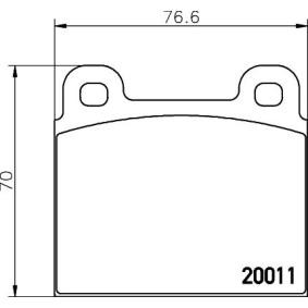 Achetez des Plaquettes de frein TEXTAR 2001105 à prix pour 37,82 €