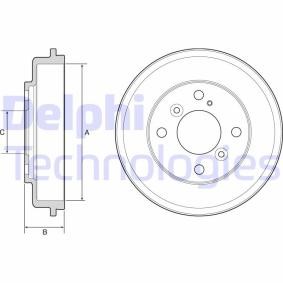 Achetez des Tambour de frein DELPHI BF525 à prix pour 41,65 €