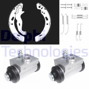 Compre Kit de frenos de tambor de DELPHI online para Fiesta Mk6 Hatchback (CB1, CCN, JA8, JR8) a precios moderados