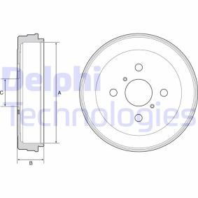 Achetez des Tambour de frein DELPHI BF530 à prix pour 45,80 €