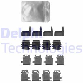 Achetez des Kit d'accessoires, plaquette de frein à disque de chez DELPHI en ligne pour Interstar Van (X62B) à prix modérés