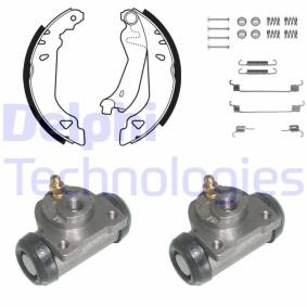 Achetez des Kit de freins, freins à tambours DELPHI KP848 à prix pour 61,17 €