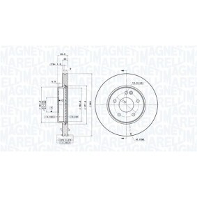 Bremsscheibe 360406006301 von MAGNETI MARELLI günstig für 102,79 € online kaufen
