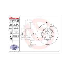 Bremsscheibe 360406015500 von MAGNETI MARELLI günstig für 87,53 € online kaufen