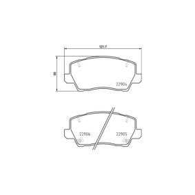 Bremsbeläge 363700201489 von MAGNETI MARELLI günstig für 24,17 € online kaufen