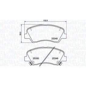 Bremsbeläge 363700201672 von MAGNETI MARELLI günstig für 26,82 € online kaufen