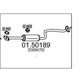 Acquista Silenziatore centrale da MTS online per PRIMERA (P12) a prezzi moderati