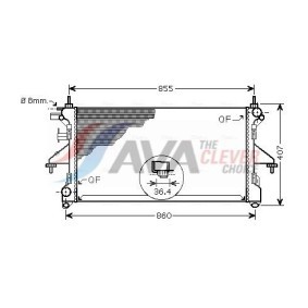 Acquista Condensatore climatizzatore da AVA COOLING SYSTEMS HD5186D a buon mercato per soli 112,41 €