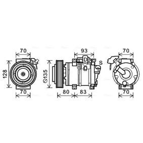 Comprar Compresor, aire acondicionado de AVA COOLING SYSTEMS HDK283 a bajo precio de 591,89 €