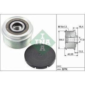 Compre Polea libre del alternador de INA online para Discovery Sport (L550) a precios moderados