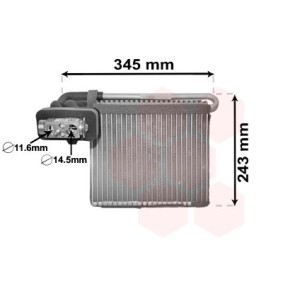 Acquista Evaporatore climatizzatore da VAN WEZEL 1800V491 a buon mercato per soli 378,81 €
