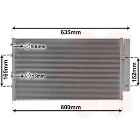 Comprar Condensador, aire acondicionado de VAN WEZEL 51005102 a bajo precio de 120,04 €