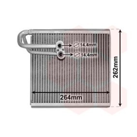 Compre Evaporador, ar condicionado da VAN WEZEL 8200V371 a um preço baixo por 251,54 €