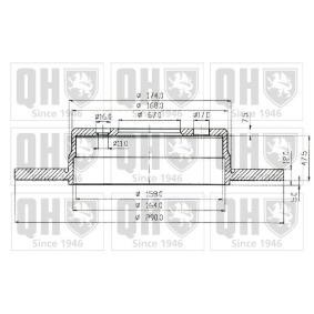 Bremsscheibe BDC4324 von QUINTON HAZELL günstig für 38,35 € online kaufen