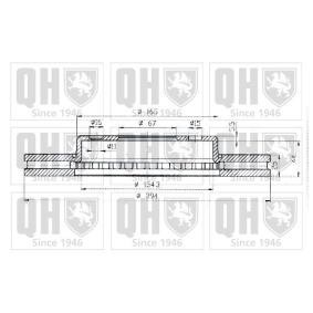 Bremsscheibe BDC4639 von QUINTON HAZELL günstig für 18,42 € online kaufen