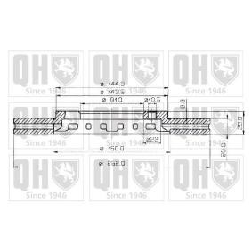 Acquista Disco freno da QUINTON HAZELL BDC3750 a buon mercato per soli 13,65 €