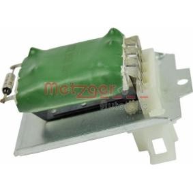 Compre Resistência, ventilador do habitáculo da METZGER 0917165 a um preço baixo por 13,66 €