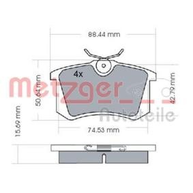 Bremsbeläge 1170022 von METZGER günstig für 12,15 € online kaufen