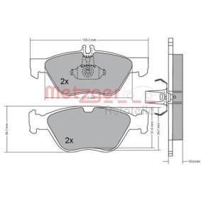 Bremsbeläge 1170065 von METZGER günstig für 39,00 € online kaufen