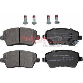 Bremsbeläge 1170243 von METZGER günstig für 37,40 € online kaufen