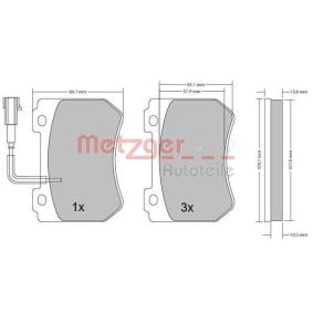 Bremsbeläge 1170276 von METZGER günstig für 44,58 € online kaufen