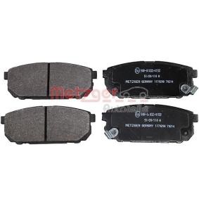 Bremsbeläge 1170298 von METZGER günstig für 33,07 € online kaufen