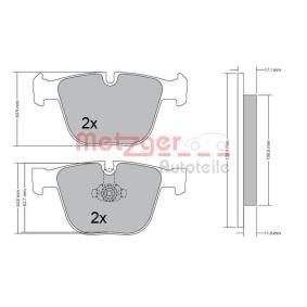 Bremsbeläge 1170356 von METZGER günstig für 30,84 € online kaufen