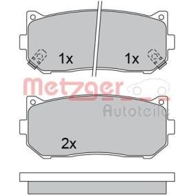 Bremsbeläge 1170533 von METZGER günstig für 35,21 € online kaufen