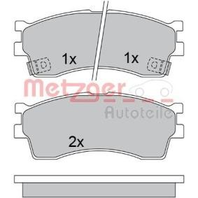 Bremsbeläge 1170548 von METZGER günstig für 34,28 € online kaufen