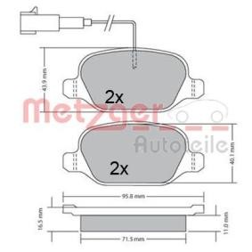 Bremsbeläge 1170555 von METZGER günstig für 36,55 € online kaufen