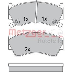Bremsbeläge 1170580 von METZGER günstig für 33,26 € online kaufen