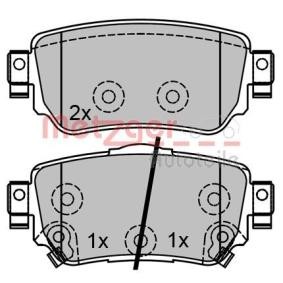 Bremsbeläge 1170802 von METZGER günstig für 38,93 € online kaufen
