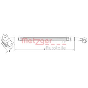 Comprar Latiguillo de freno de METZGER 4110839 a bajo precio de 19,09 €