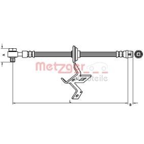 Bremsschlauch für MERCEDES-BENZ von METZGER