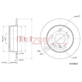 Bremsscheibe 6110041 von METZGER günstig für 25,61 € online kaufen