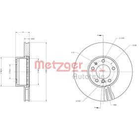 Bremsscheibe für BMW von METZGER